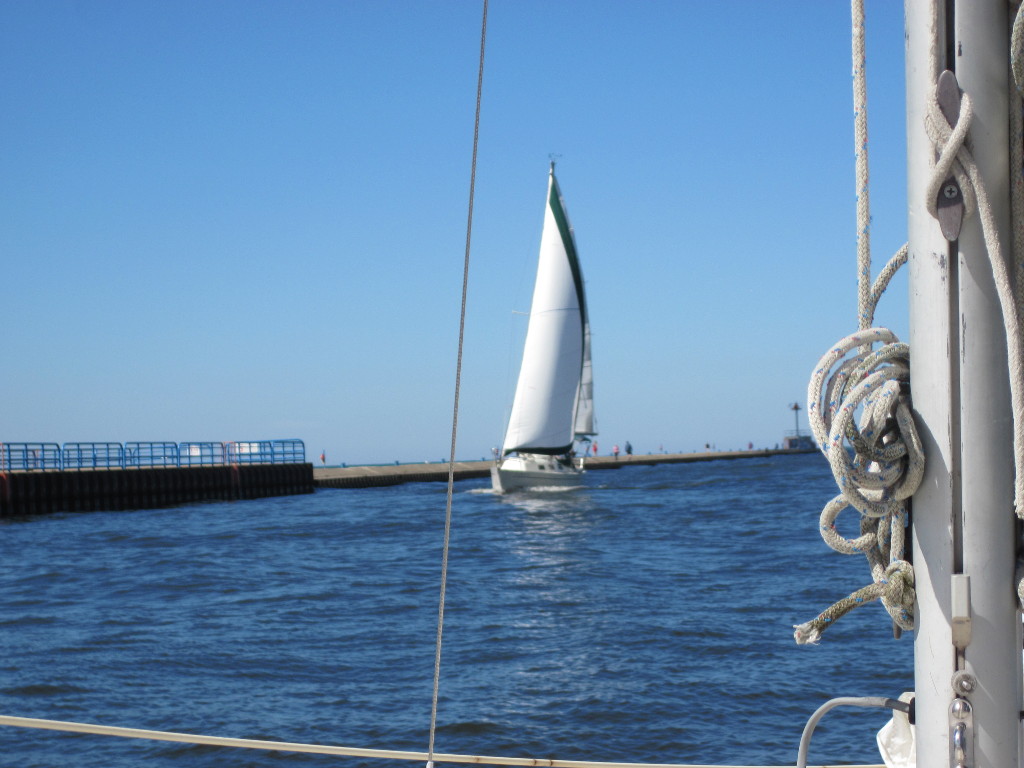 Incoming Sailboat.