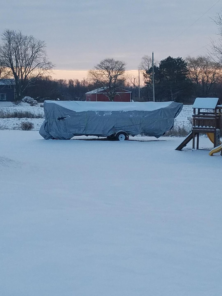 The Boat on the Hard in the Winter