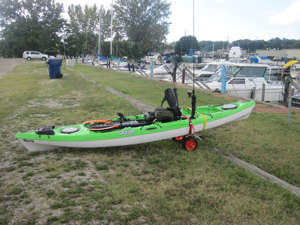 Kayak in Portage Mode