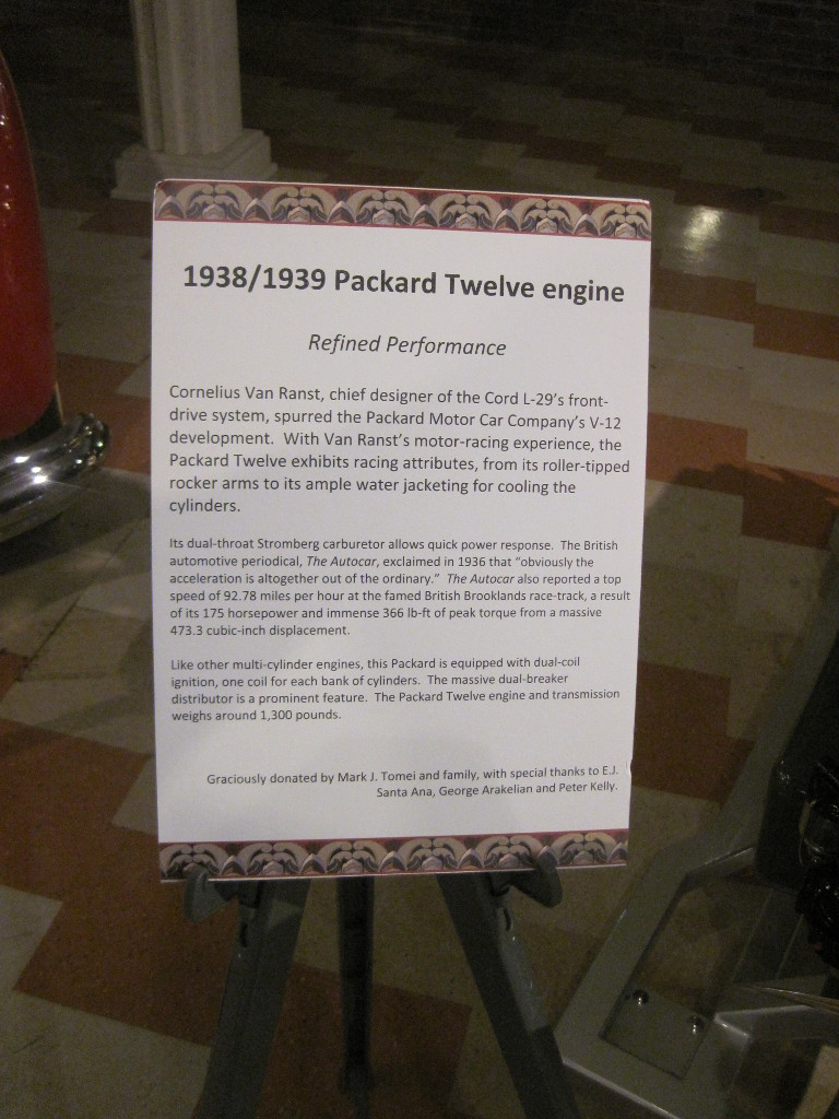 1938/1939 Packard 12 Engine